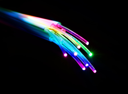 multicolor fiber opticsの写真素材