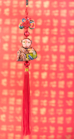Monkey decoration for year 2016の写真素材