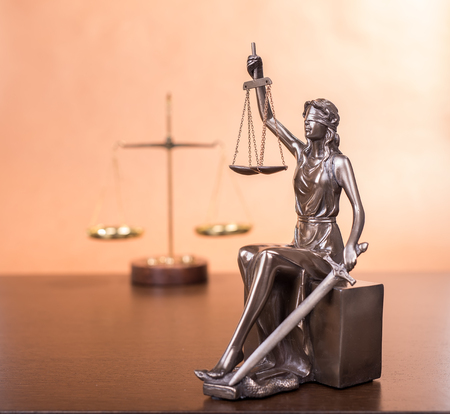 Statue of justiceの写真素材