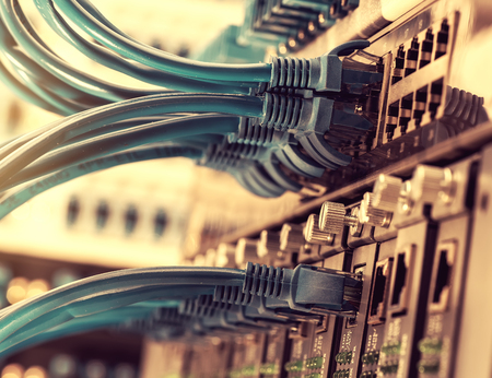 Network switch and cables