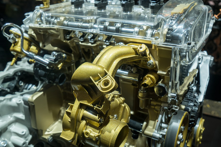 car engine sectionの写真素材