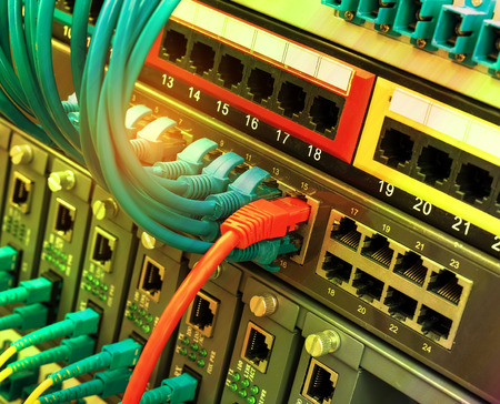 servers and hardwares in an internet data center