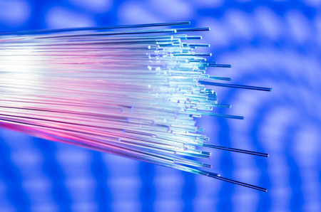optical fiber with details and light effects