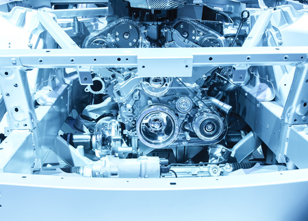 car engine section