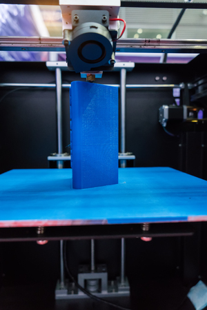 Three dimensional printing machineの写真素材