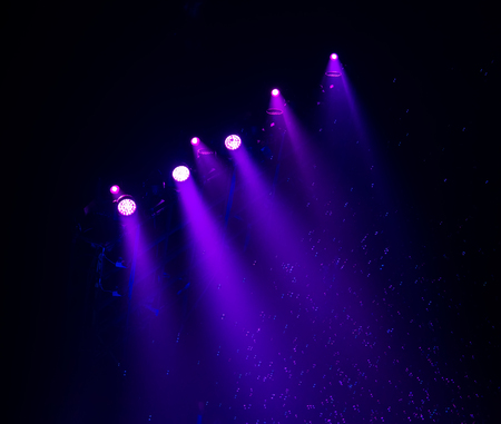 Stage Spotlight with Laser raysの写真素材