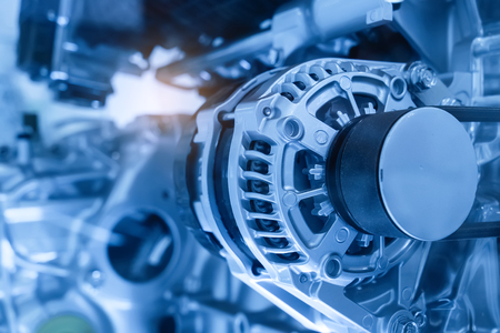 car engine sectionの写真素材