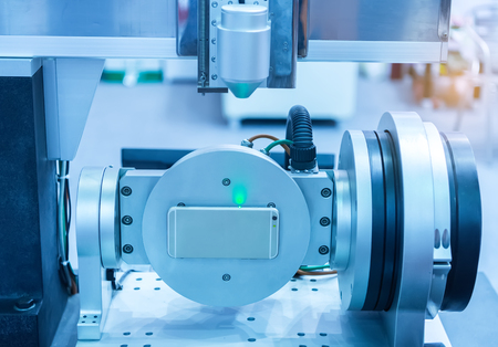 Robotic machine vision system in phone factory