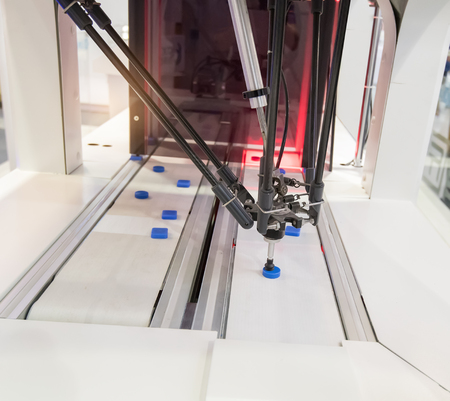 artificial intelligence machine at industrial manufacture factory