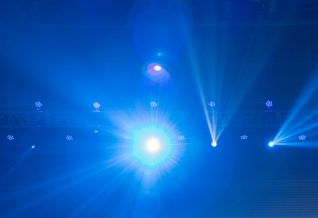 Stage Spotlight with Laser rays