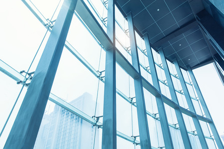 Modern Architecture of airport stationのeditorial素材