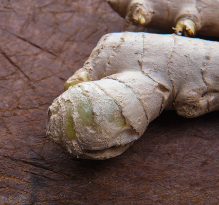 fresh ginger rootの写真素材