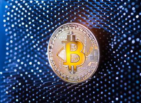 Bitcoin digital currency or Virtual money.の写真素材