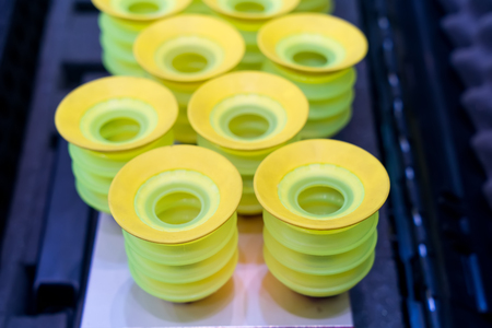 vacuum sucker for picks the conveyorの写真素材