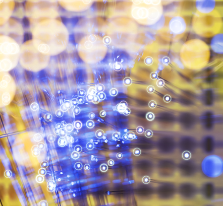 fiber optic network line cable background