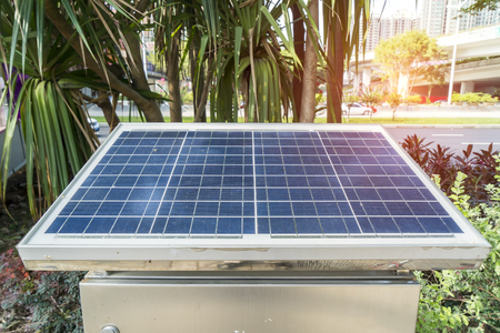 Alternative energy, sources and solar panels, sun energy.crystal.の写真素材