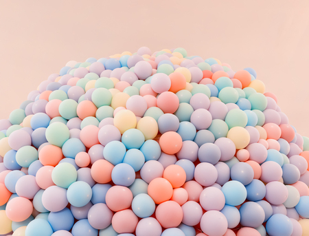 a group of colorful balloonの写真素材