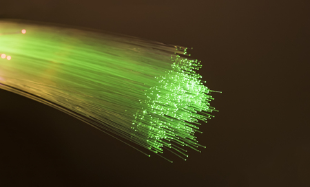 fiber optical network cableの写真素材
