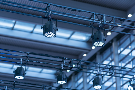 LED Light on mall roof.の写真素材