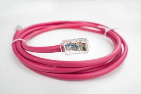 network cables isolated on white background