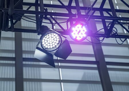 spot light. Modern stage illumination equipment