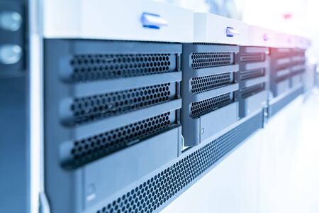 Panel modern servers in the data center vertical
