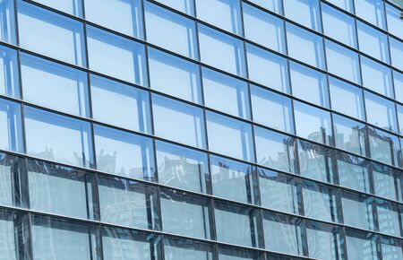 Architecture details Modern Building Glass facade Business background