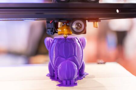 3D printer or additive manufacturing and robotic automation technology.の写真素材