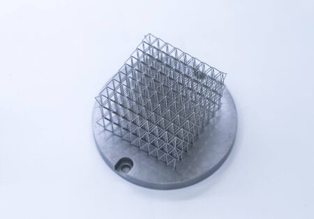Object printed on metal 3d printer