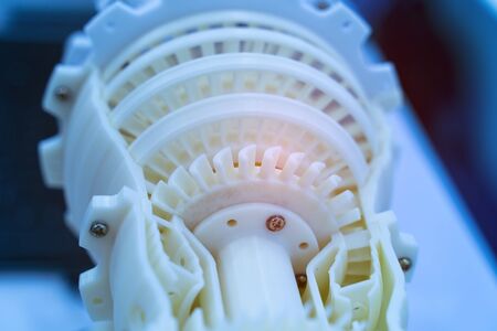 Printing 3D printer jet engine printed model plastic