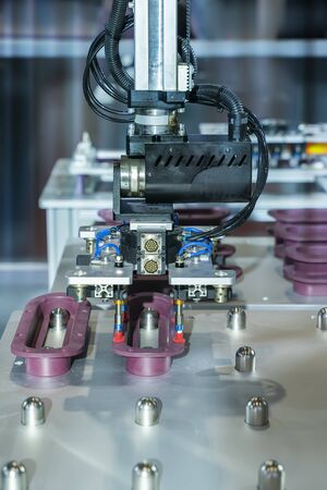 robotic pneumatic input to robot handle grip handle