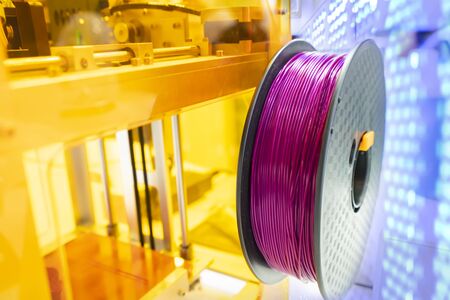 3D printing filaments,Progressive modern additive technologyの写真素材