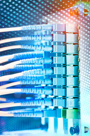 optical fiber information technology equipment in data center