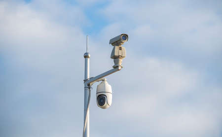 Control Recording And Inspection Electronic Cameras. Protection Property System Technologyの写真素材