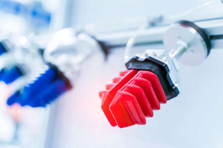 Robotic and Automation system control application on automate machine clawの写真素材