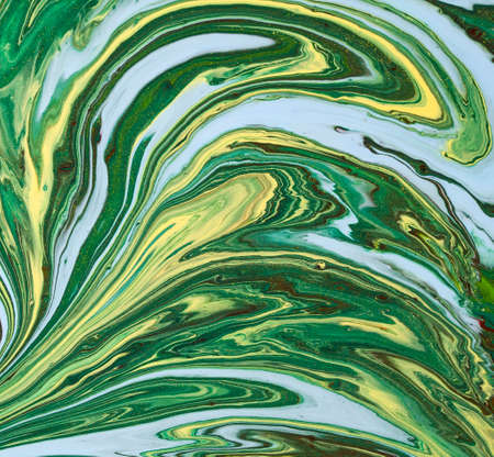 Flow of colors on canvas. Abstract background or texture. Acrylic Fluid Art