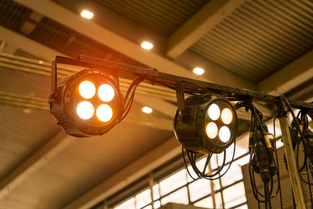 LED Light on mall roof.の写真素材