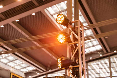 LED Light on mall roof.の写真素材