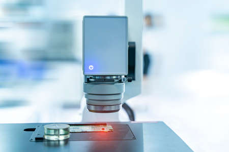 Robotic vision sensor camera system in intellegence pcb factory,manufacturing industry for industry 4.0 and technology conceptの写真素材