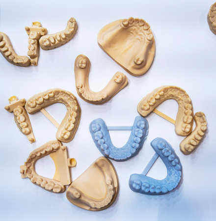 lower jaw of a man created on a 3d printer