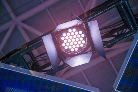 LED Light on mall roof.の写真素材