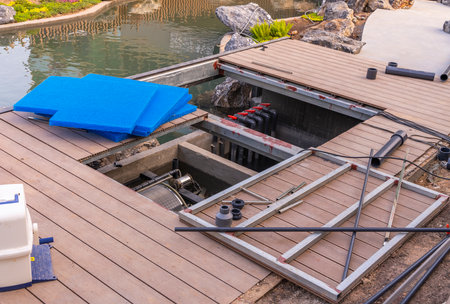 Pond Filter System for keeping, providing a means to remove harmful substances and improve overall...