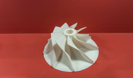 3d printer close-up. Progressive modern additive technology 4.0 industrial revolution