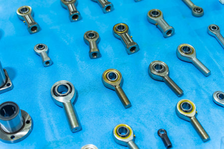 rod end bearing is a mechanical articulating joint Such joints are used on the ends of control rodsの写真素材
