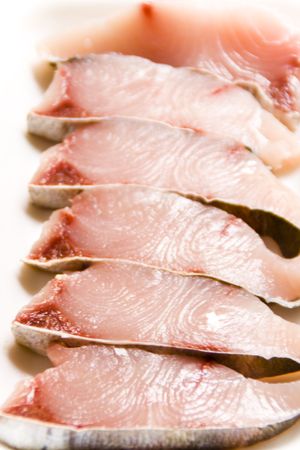 Fresh fish meatの写真素材