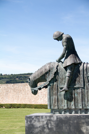 Saint Francesco knight in Assisiのeditorial素材