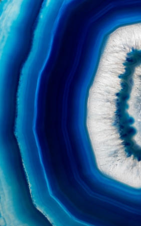 Slice background  of a  blue agate crystal の写真素材