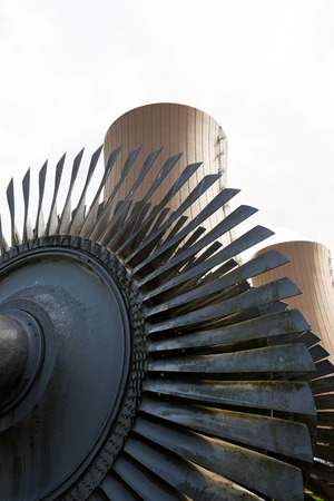 Steam turbine against nuclear power plant
Conceptual image of nuclear energyの写真素材