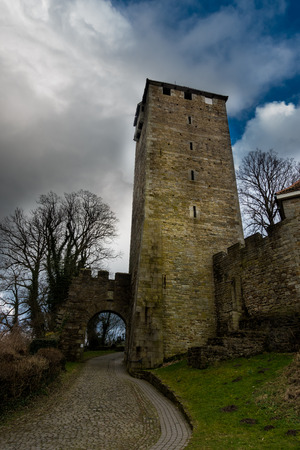 Tower of Schaumburg Castle in Germanyのeditorial素材