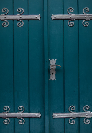 The old door of a churchの写真素材